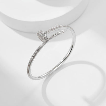 [⭐Hildren Jewelry]JUSTE BRACELET 3.5MM ALL DIAMONDS
