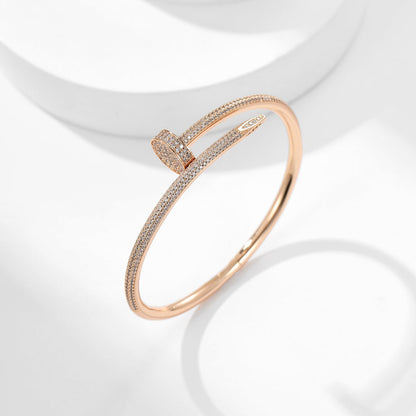 [⭐Hildren Jewelry]JUSTE BRACELET 3.5MM ALL DIAMONDS