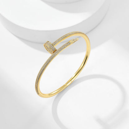 [⭐Hildren Jewelry]JUSTE BRACELET 3.5MM ALL DIAMONDS