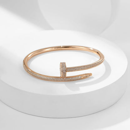 [⭐Hildren Jewelry]JUSTE BRACELET 3.5MM ALL DIAMONDS