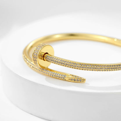 [⭐Hildren Jewelry]JUSTE BRACELET 3.5MM ALL DIAMONDS