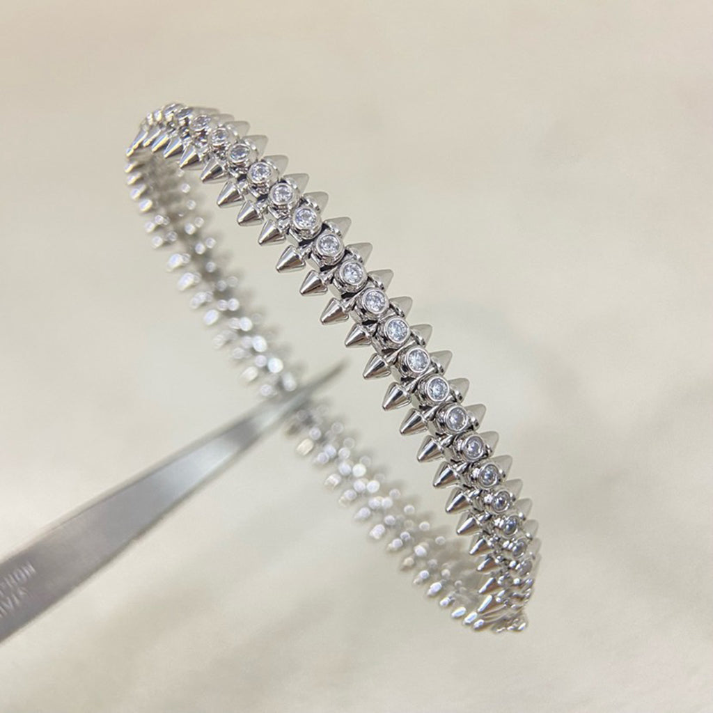 [⭐Hildren Jewelry]CLASH  BRACELET 8MM DIAMONDS