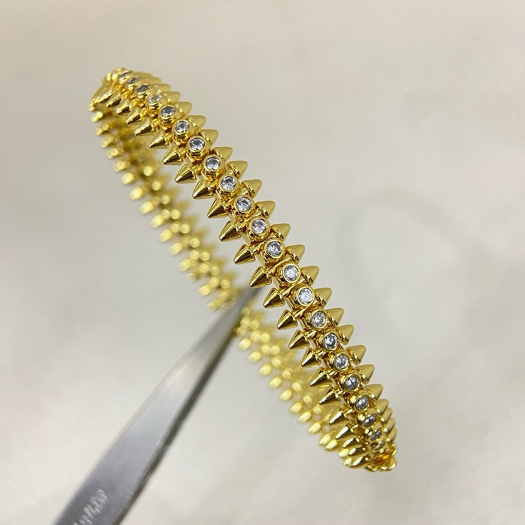 [⭐Hildren Jewelry]CLASH  BRACELET 8MM DIAMONDS