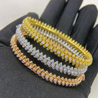 [⭐Hildren Jewelry]CLASH  BRACELET 8MM DIAMONDS