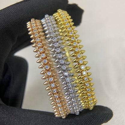[⭐Hildren Jewelry]CLASH  BRACELET 8MM DIAMONDS