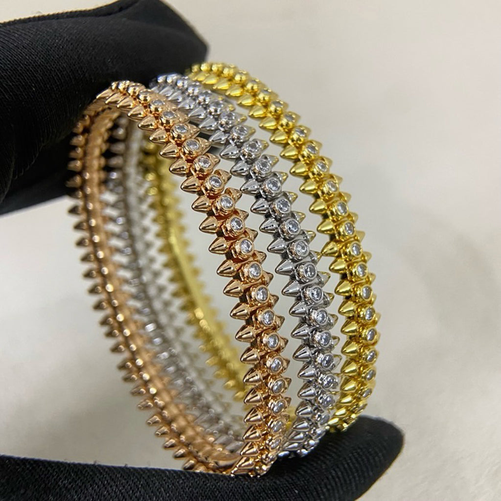 [⭐Hildren Jewelry]CLASH  BRACELET 8MM DIAMONDS
