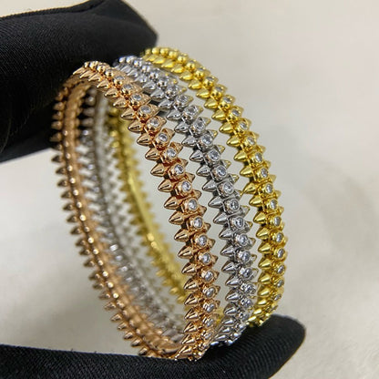 [⭐Hildren Jewelry]CLASH  BRACELET 8MM DIAMONDS