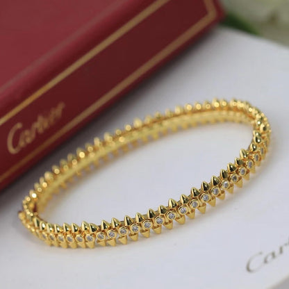 [⭐Hildren Jewelry]CLASH  BRACELET 8MM DIAMONDS