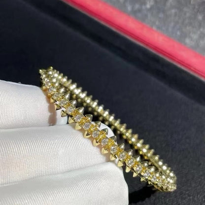 [⭐Hildren Jewelry]CLASH  BRACELET 8MM DIAMONDS