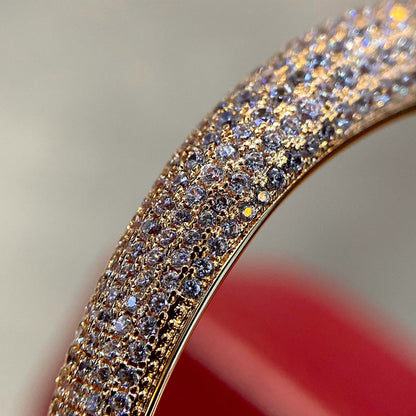 [⭐Hildren Jewelry]PANTHERE HALF DIAMOND OPEN BRACELET
