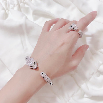[⭐Hildren Jewelry]PANTHERE BIG BRACELET DIAMONDS