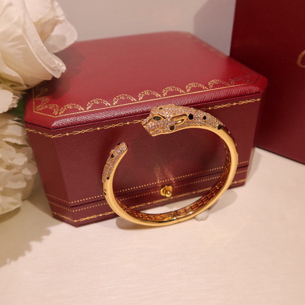 [⭐Hildren Jewelry]PANTHERE BIG BRACELET DIAMONDS