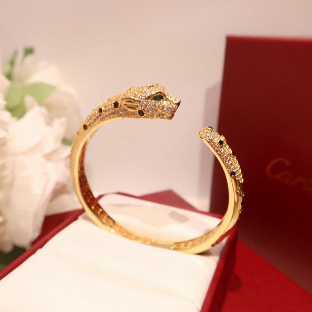 [⭐Hildren Jewelry]PANTHERE BIG BRACELET DIAMONDS