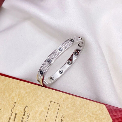 [⭐Hildren Jewelry]LOVE BRACELET 6.1MM DIAMOND-PAVED CERAMIC