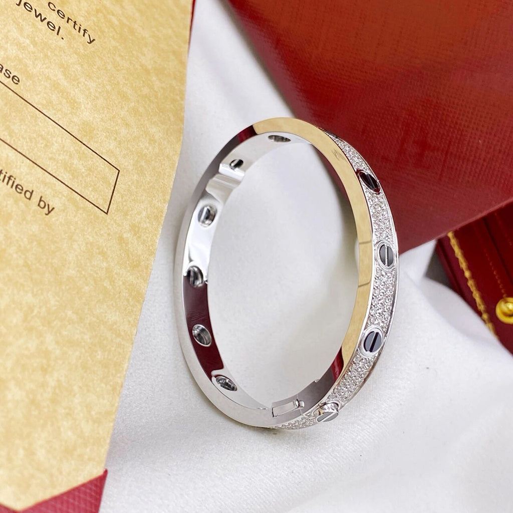 [⭐Hildren Jewelry]LOVE BRACELET 6.1MM DIAMOND-PAVED CERAMIC