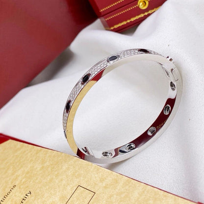 [⭐Hildren Jewelry]LOVE BRACELET 6.1MM DIAMOND-PAVED CERAMIC