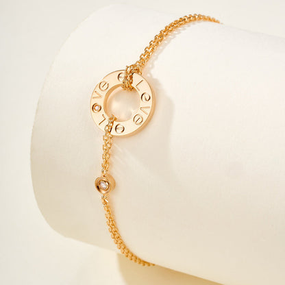 [⭐Hildren Jewelry]LOVE BRACELET 2 DIAMOND