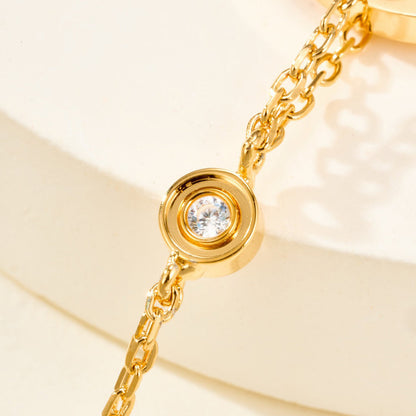 [⭐Hildren Jewelry]LOVE BRACELET 2 DIAMOND