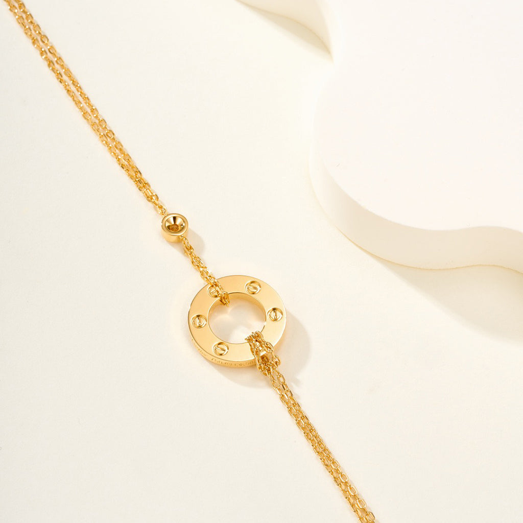 [⭐Hildren Jewelry]LOVE BRACELET 2 DIAMOND