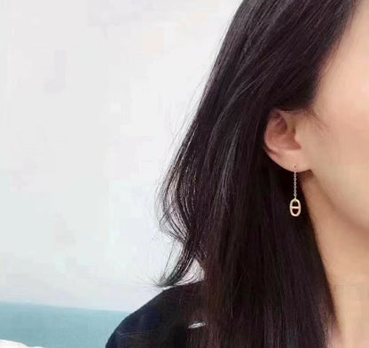 [⭐Hildren Jewelry]CHAINE TASSEL EARRINGS