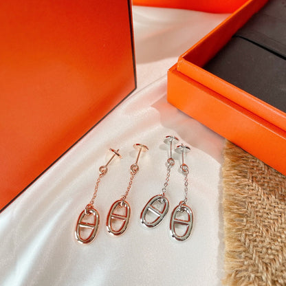 [⭐Hildren Jewelry]CHAINE TASSEL EARRINGS