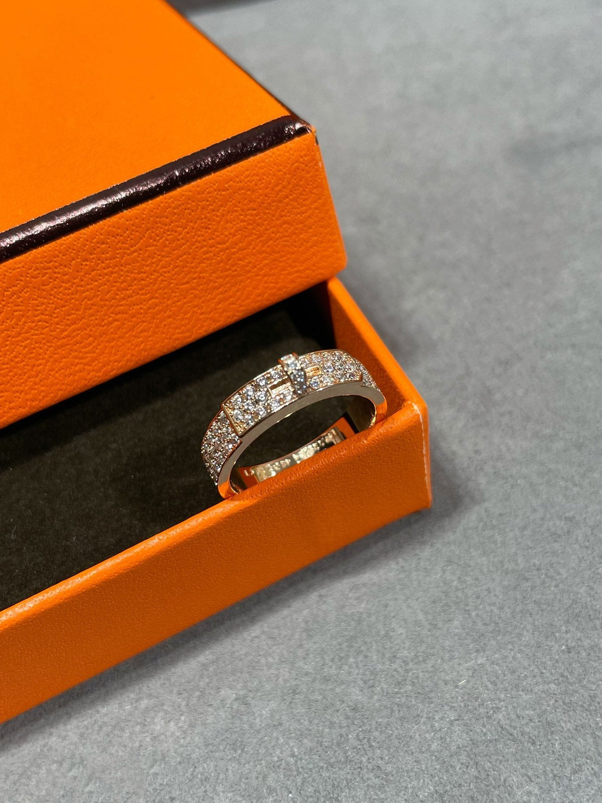 [⭐Hildren Jewelry]KELLY PINK GOLD DIAMOND RING