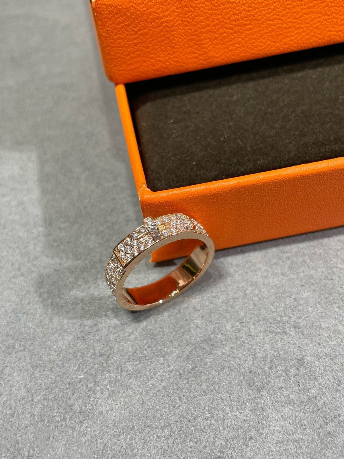 [⭐Hildren Jewelry]KELLY PINK GOLD DIAMOND RING