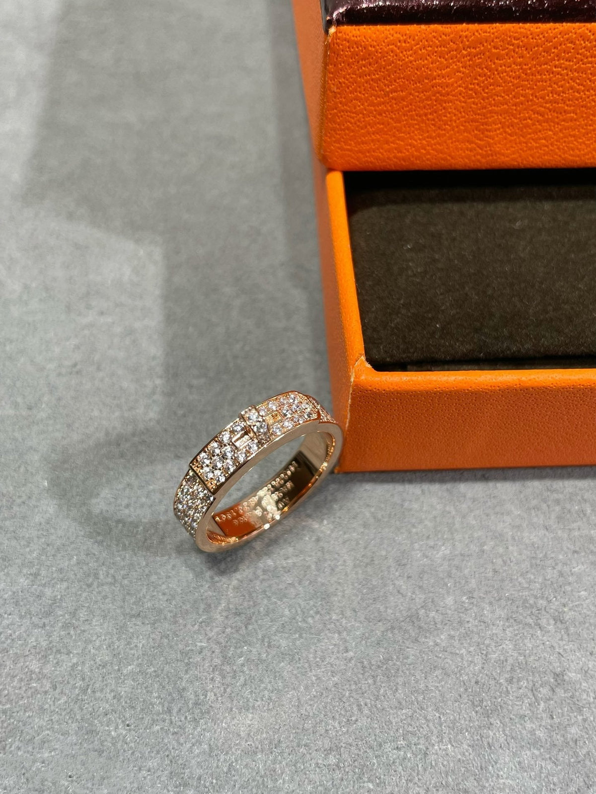 [⭐Hildren Jewelry]KELLY PINK GOLD DIAMOND RING