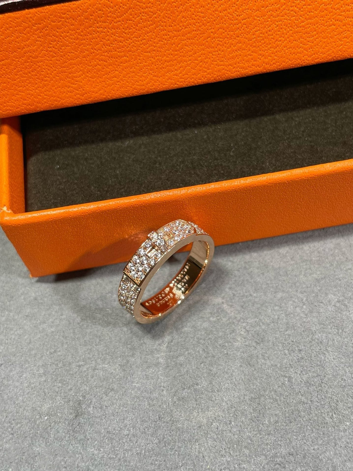 [⭐Hildren Jewelry]KELLY PINK GOLD DIAMOND RING