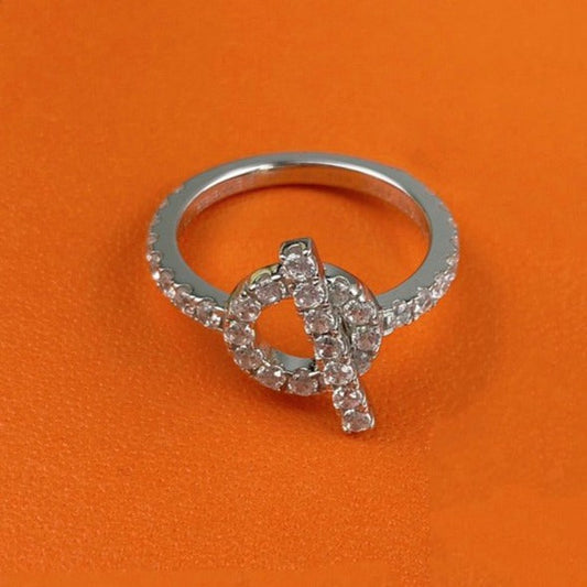 [⭐Hildren Jewelry]ECHAPPEE RING SILVER DIAMOND