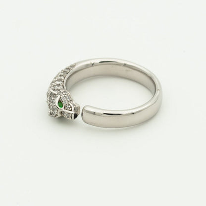 [⭐Hildren Jewelry]PANTHERE RING DIAMOND 7.3MM