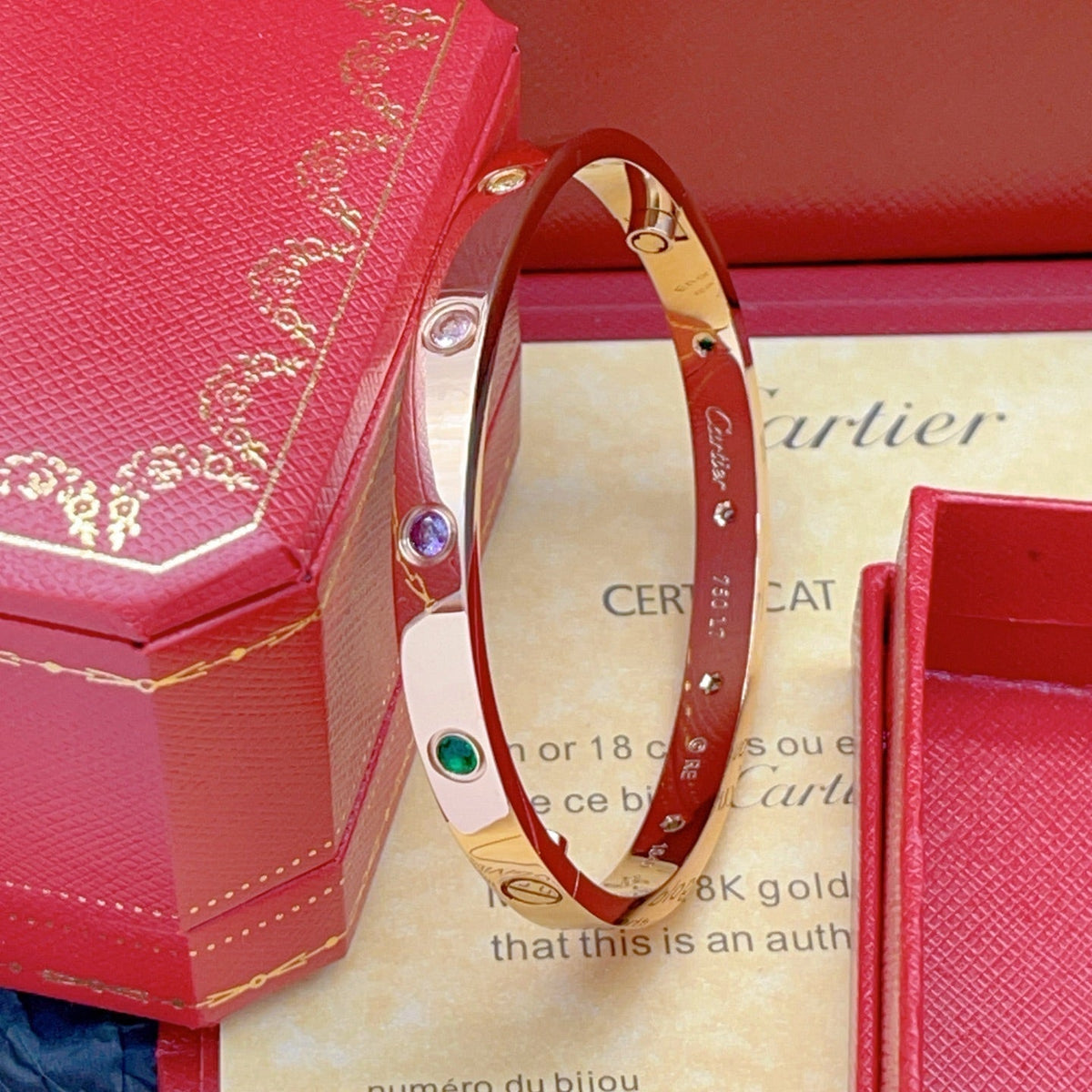 [⭐Hildren Jewelry] 2026 RAINBOW LOVE BRACELET 6.1MM  10 DIAMONDS