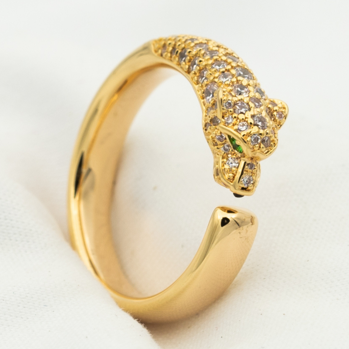 [⭐Hildren Jewelry]PANTHERE RING DIAMOND 7.3MM