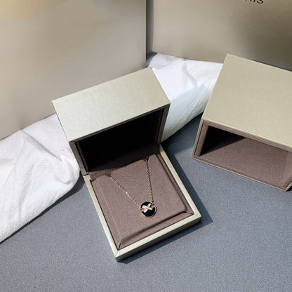 [⭐Hildren Jewelry]JEUX DE PINK GOLD DIAMOND NECKLACE