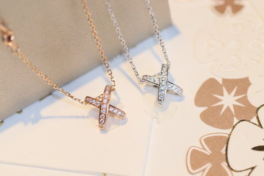 [⭐Hildren Jewelry]JEUX DE DIAMOND NECKLACE