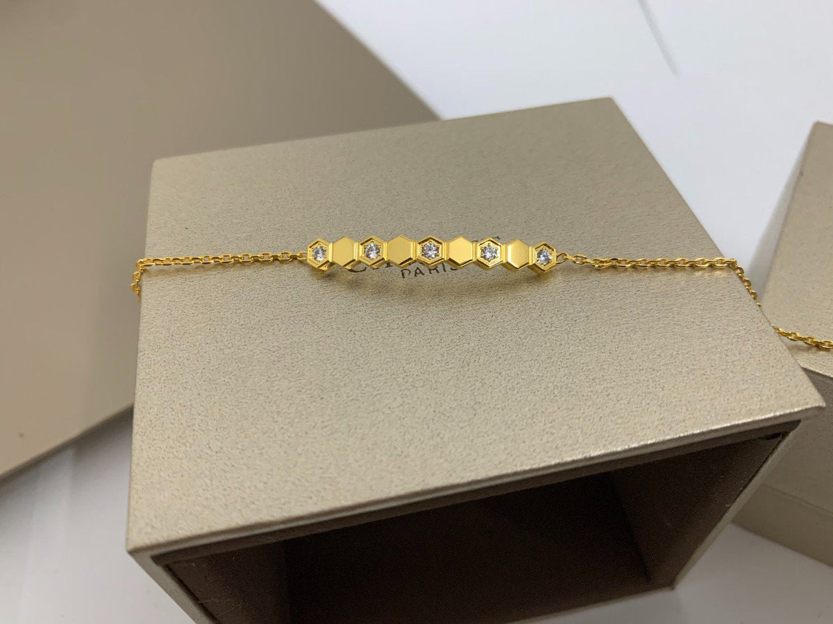 [⭐Hildren Jewelry]BEE LOVE BRACELET DIAMOND
