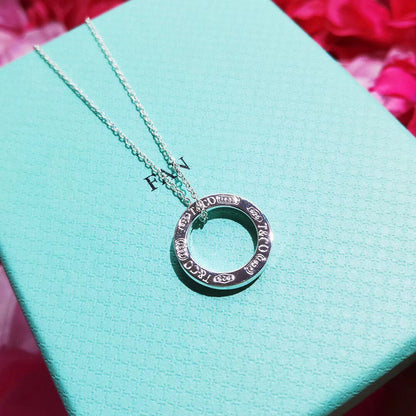 [Hildren Jewelry]SINGLE RING NECKLACE CHAIN LENGTH