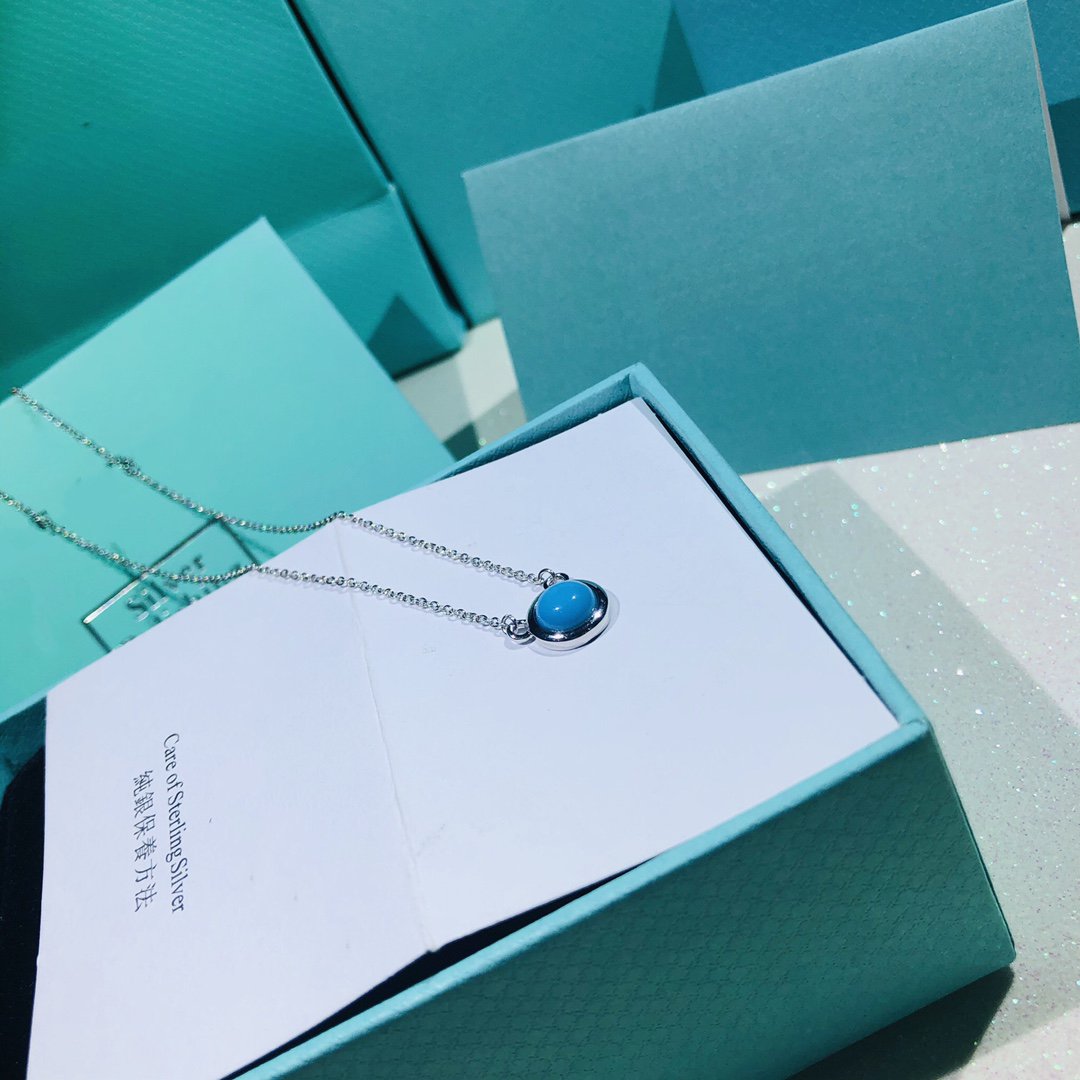 [Hildren Jewelry]YARD TURQUOISE NECKLACE SILVER