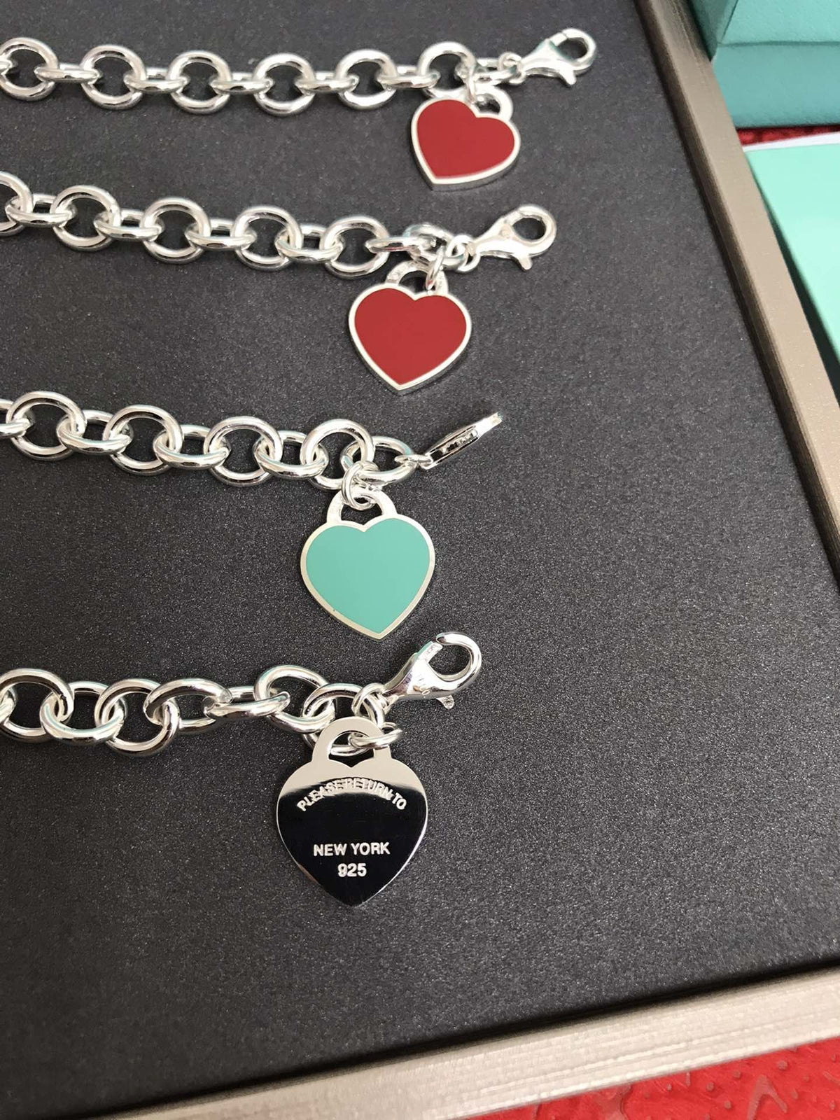 [Hildren Jewelry]HEART TAG BRACELET SILVER MEDIUM