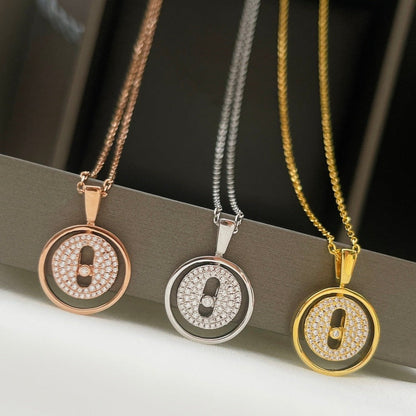 [⭐Hildren Jewelry]Demo MOVER PM PAVED NECKLACE