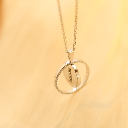 [⭐Hildren Jewelry]Demo MOVE MM SILVER DIAMOND NECKLACE