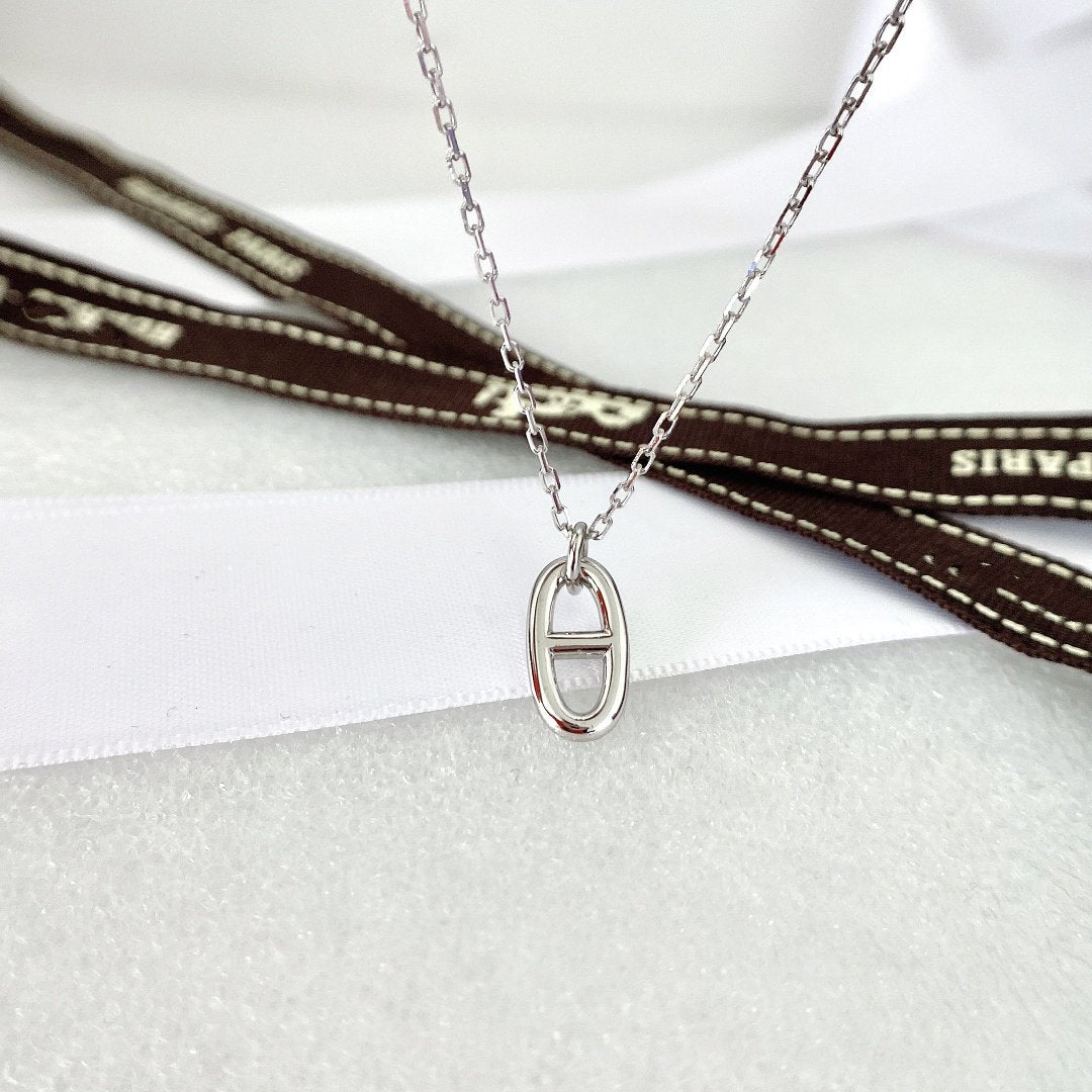 [⭐Hildren Jewelry]HM PIG NOSE NECKLACE