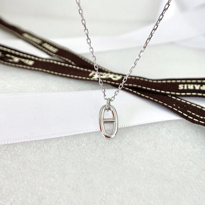 [⭐Hildren Jewelry]HM PIG NOSE NECKLACE