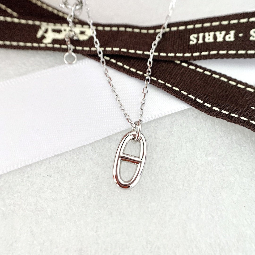 [⭐Hildren Jewelry]HM PIG NOSE NECKLACE