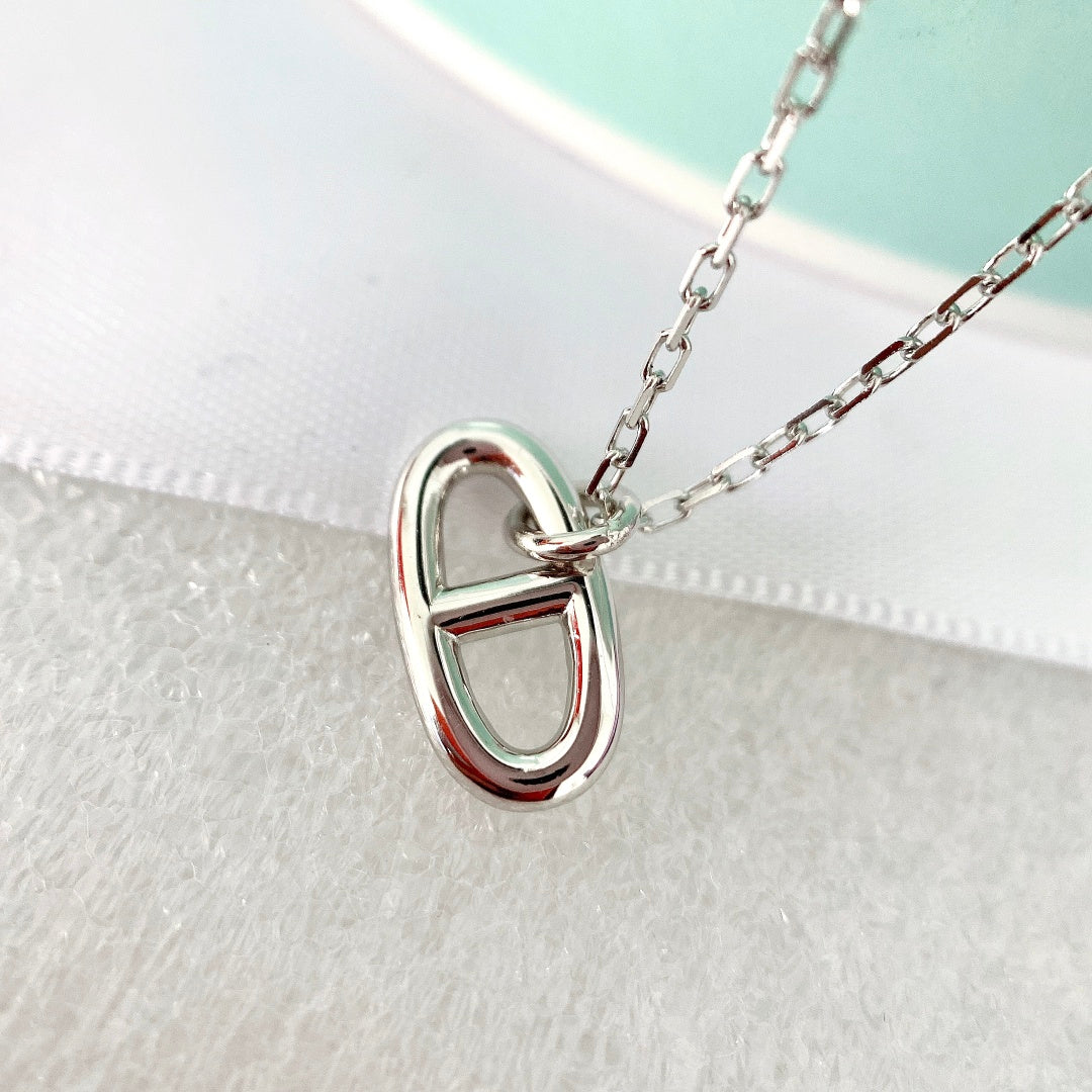 [⭐Hildren Jewelry]HM PIG NOSE NECKLACE