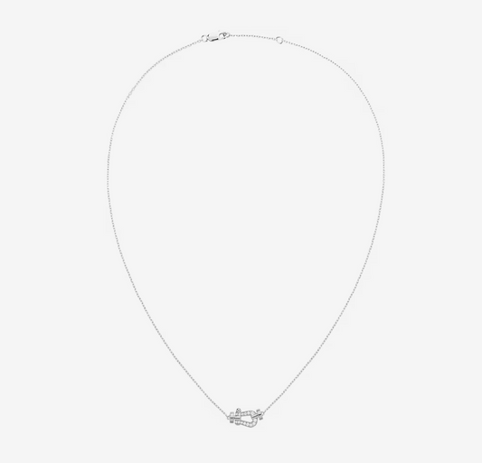 [⭐Hildren Jewelry]FORCE 10 DIAMOND SILVER NECKLACE MINI MODEL