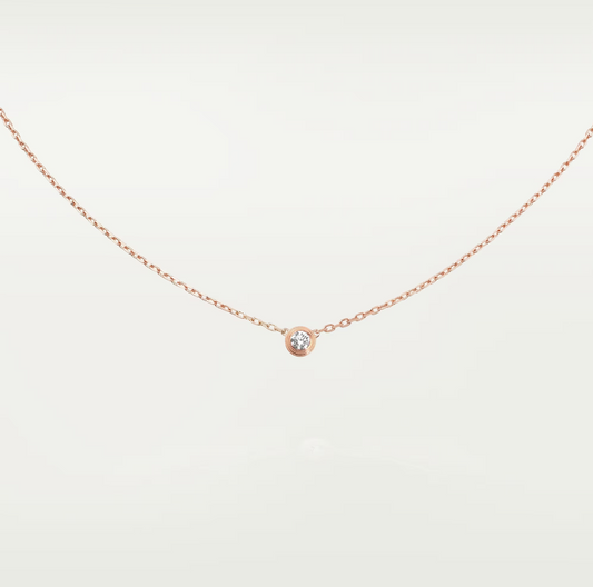 [⭐Hildren Jewelry]DAMOUR DIAMOND NECKLACE