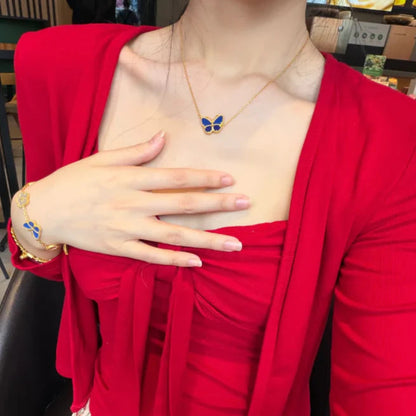 [⭐Hildren Jewelry]  2026 NEW LUCKY BUTTERFLY 1 MOTIFS NECKLACE
