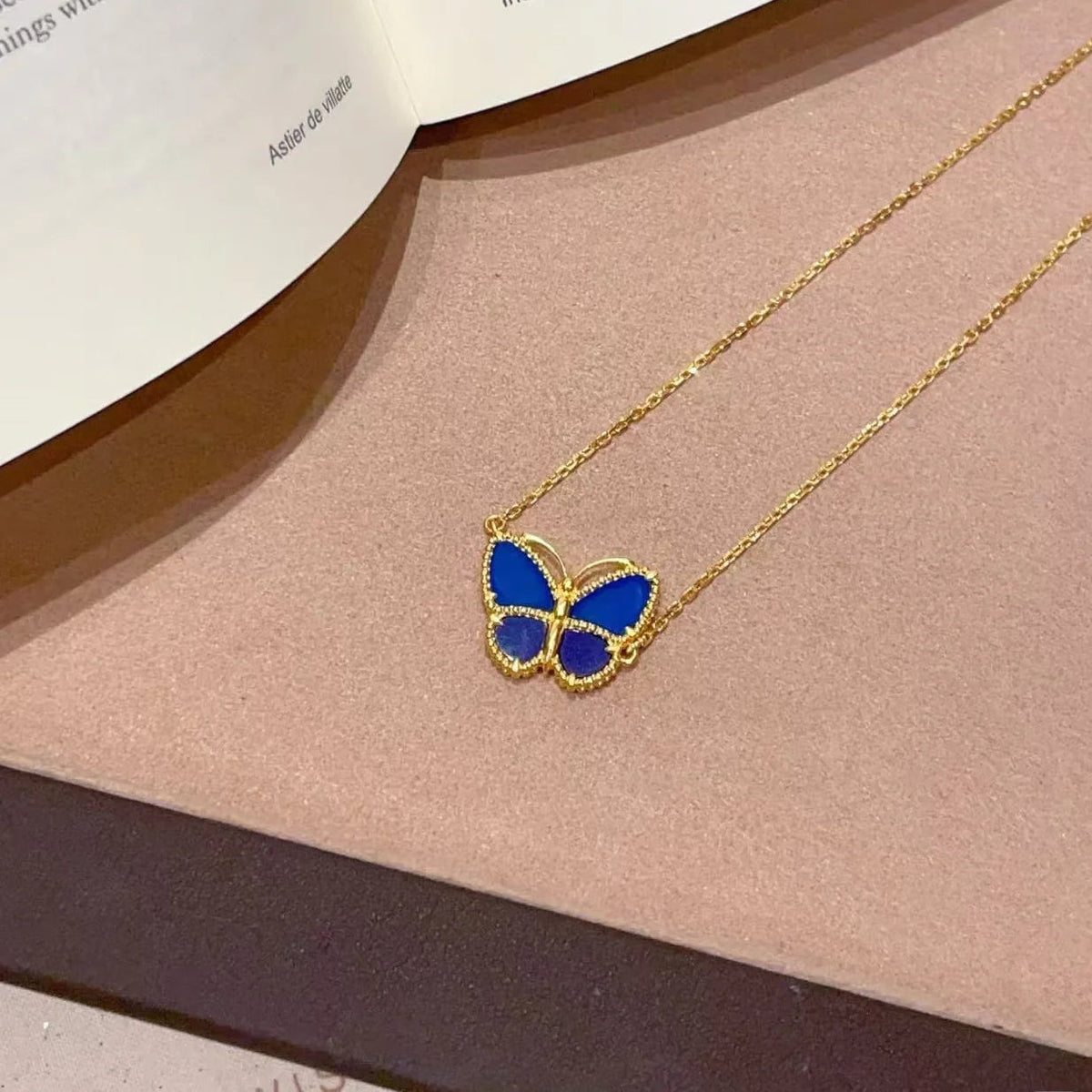 [⭐Hildren Jewelry]  2026 NEW LUCKY BUTTERFLY 1 MOTIFS NECKLACE
