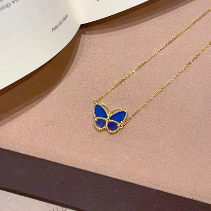 [⭐Hildren Jewelry]  2026 NEW LUCKY BUTTERFLY 1 MOTIFS NECKLACE